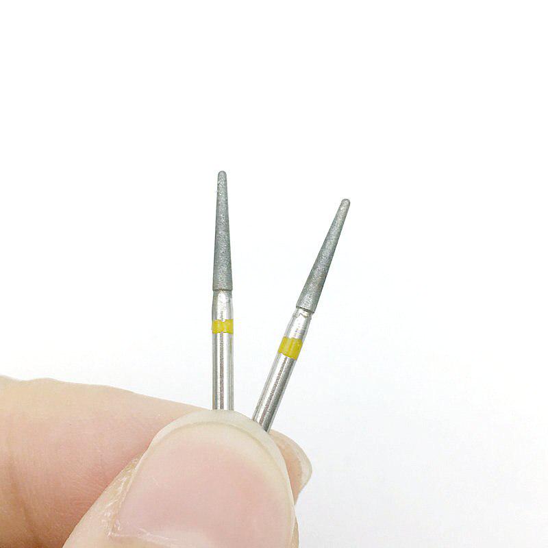 1 Pack Dental Diamant FG Hochgeschwindigkeitsbohrer zum Polieren Glätten Zähne Polierer TR-12EF