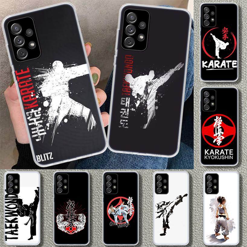 Oyama Kyokushin Karate Phone Case Cover for Samsung Galaxy A12 A22 A32 A52 A72 A02S A51 A50S A31 A20S A10S Note 20 Ultra 10 Plus