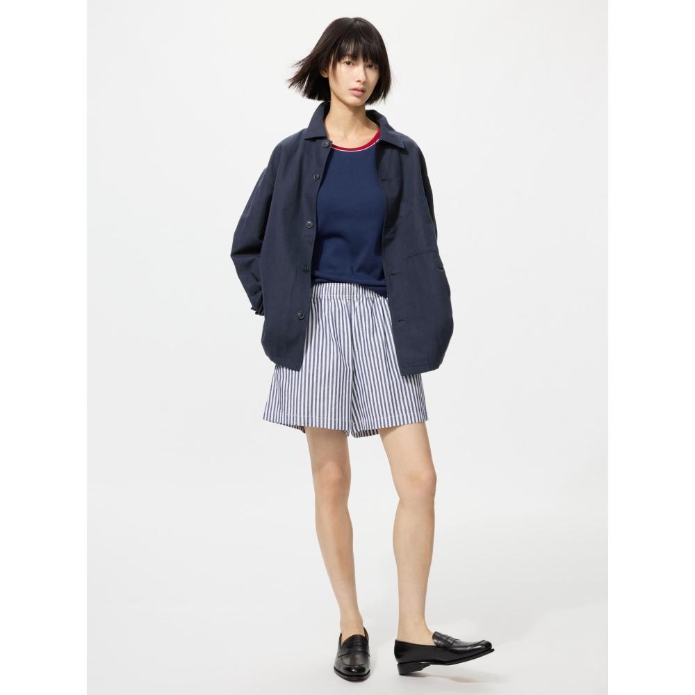 Uniqlo Japan Cotton Linen Shirt Jacket