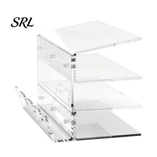 Computer-Peripheriegeräte-Organizer 3-stufiger Tastatur-Displayständer, Ergonomischer Neigungs-Acryl-Aufbewahrungs-Organizer, Halter für Schreibtischplatzsparend Mechanisch