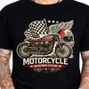 Vintage Motorcycle T-Shirt Racing Biker Retro Motorbike Rider Gift Graphic Tee