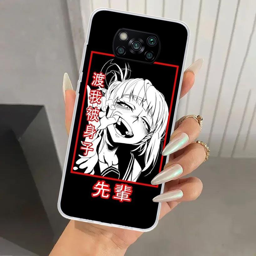 Himiko Toga Waifu Anime MHA Phone Case for Xiaomi Poco X5 X6 X7 Pro F7 Ultra M7 Redmi 15 15C 13 13C 12 12C 10 10A 10C 9 9A 9C 9T