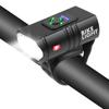 USB Rechargeable Bike Light Set with Power Display 6 Lighting Modes Waterproof Bike Headlight Taillight for Cycling