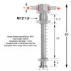 Robotic Arm Accessories Industrial Vacuum Small Head Suction Cups M12/M10 T-shaped External Spring Buffer Hardware Sucker Rod+