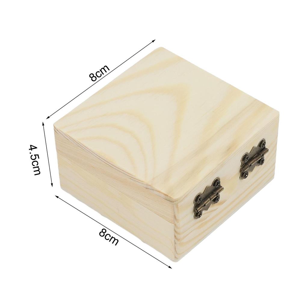 Storage Box Home Household Organizer Wood Craft Box
