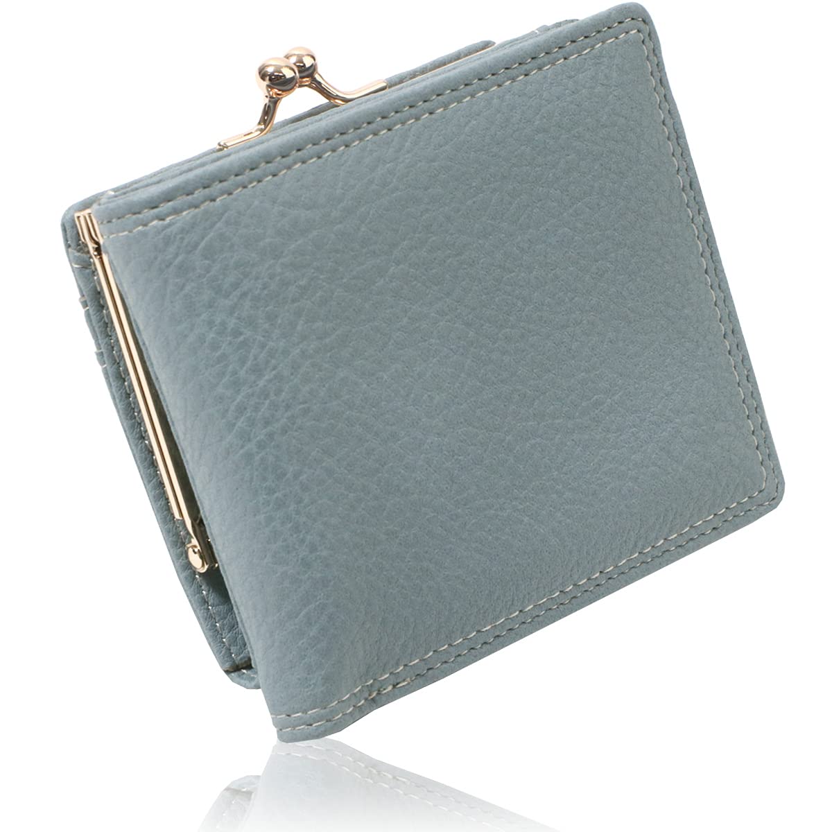 [JOKnet] Женский компактный двускладной кошелек на кнопке, Маленький мини-кошелек, Кошелек для мелочи, Размер Ice F (Отправляется почтой)