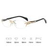 Brand High Definition Presbyopia Glasses Frame Men Women Rimless Prescription Square Eyeglasses Reading Eyeglasses