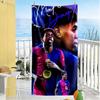 Yamal Spain Football Player Pose Beach Towel Soft Durable Quick-Dry Comfortable Lightweight