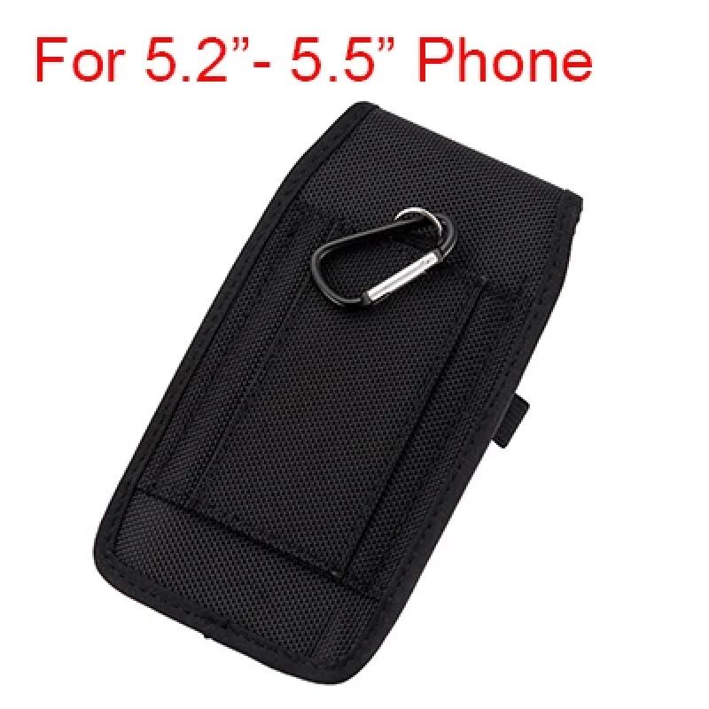 Phone Holster Case with Belt Clip Cell Phone Pouch Nylon Cover Waist Bag for iPhone 13 12 11 Pro Xiaomi Samsung Galaxy S21 S22