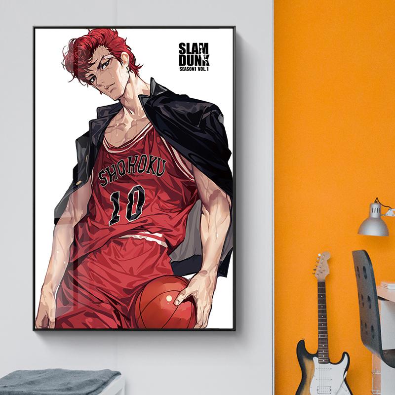 Japan Anime Slam Dunk Animation Wall Art Pictures Posters Canvas Paintings for Living Room Teen's Bedroom Decorations Home Decor No Frame
