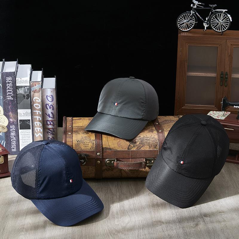 Summer New Retro Embroidery Baseball Cap Female Outdoor Sports Hat Men Sunshade Breathable Quick Dry Soft Top Duck Tongue Cap