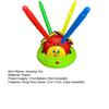 Jump And Toss Toy 2-in-1 Musical Jumping Toy Indoor Outdoor Games Ring-Toss