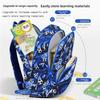 Oxford Cloth Kids School Backpack With Football Pattern And Waterproof Design For Elementary Students