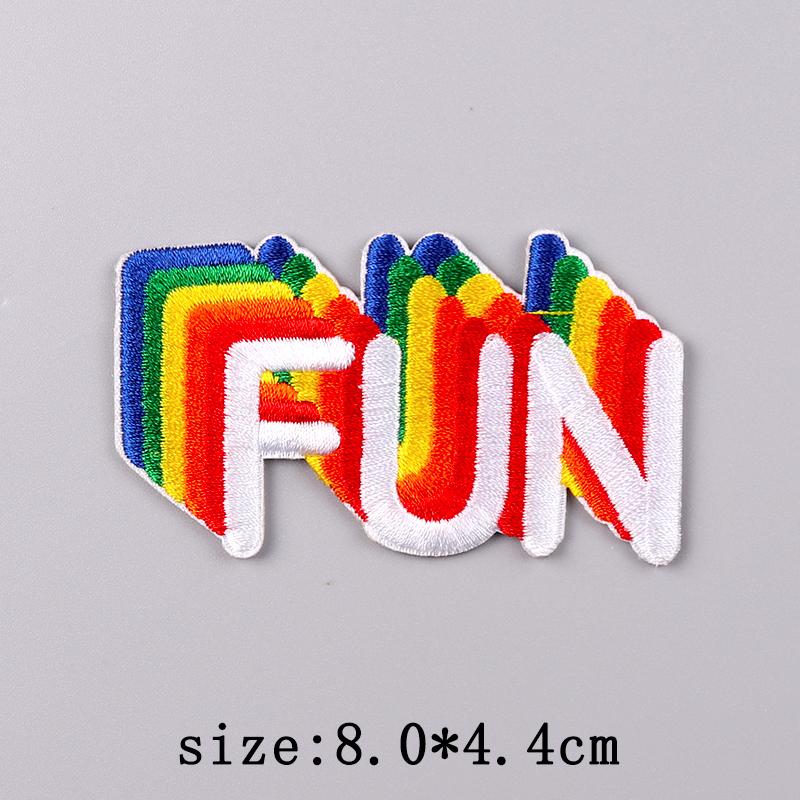 Patch Brodé Arc-en-ciel LGBT Thermocollant Pour Vêtements Patches Thermocollants Sur Vêtements Patch Cœur Gay Pour Vêtements Badges