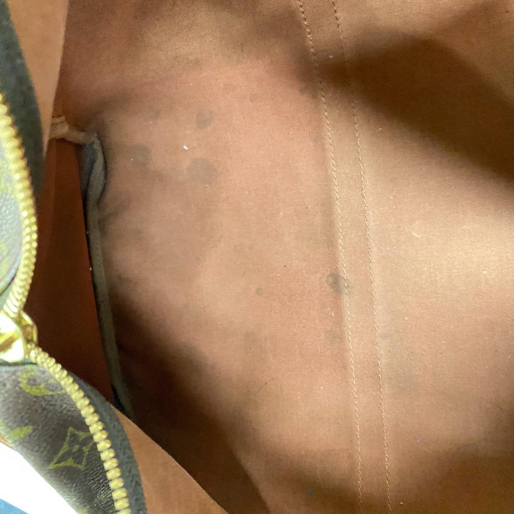 Louis Vuitton M41426 Vintage Monogram Pattern Leather Kiepol 50 Boston Bag Brown Leather Unisex Used