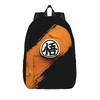 DBZ Kanji Symbol Fashion Backpack Durable Student Business Son Goku Daypack for Men Women Laptop Canvas Bags
