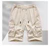 Men's Large Cotton Casual Work Shorts - European & American Summer Style