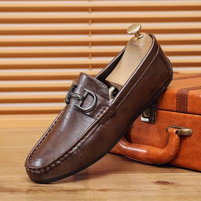 Doudou Shoes Men's High-end New Men's Business Casual Leather Shoes One Pedal Sleeve Lazy Loafers Live Men's Shoes