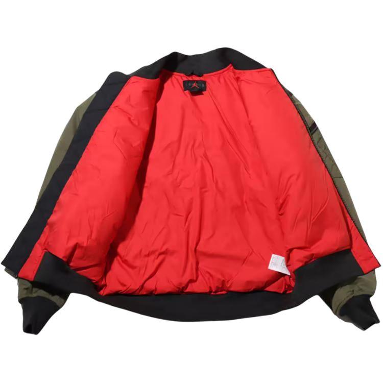 Air Jordan Renegade Jacket Off Black/Medium Olive Men Tops HQ2664-045