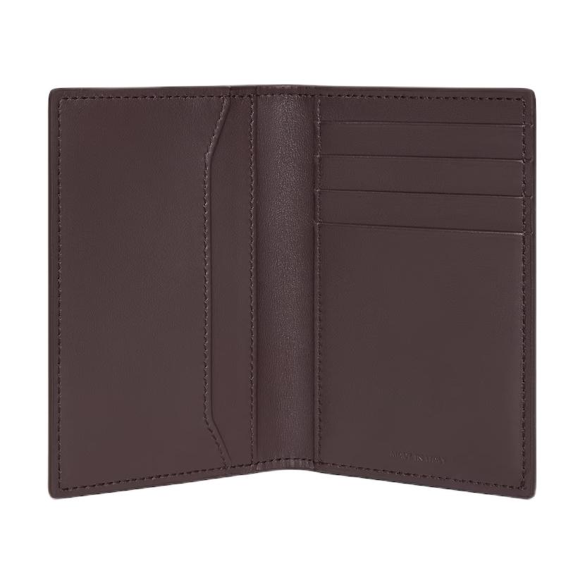 Celine Logo Leather Card Holder Men Accessories Brown 10K873GTH-19ES