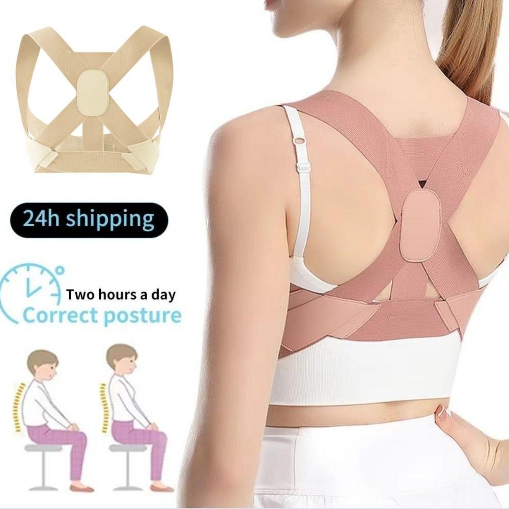 Shoulder Brace Adult Corrective Belt Invisibility Back Brace Clavicle Spine Support  for Women Men