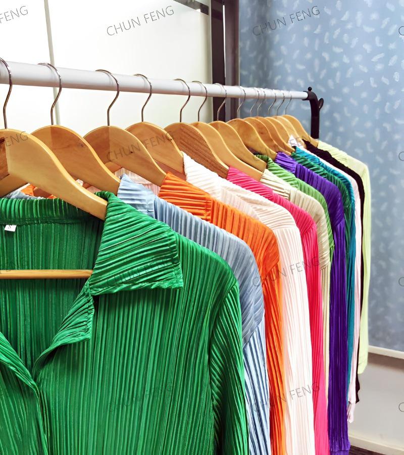 EU & US Women's Sexy Pleated Loose Casual Multi-color Set - Orange