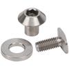 Titanlegierung Scheibenbremsschraube Mutter Set für Brompton Faltrad Modifiziertes Zubehör J-Typ