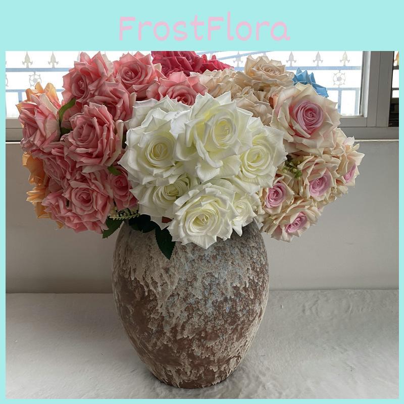 Artificial Bouquet Roses For Wedding Decor Photography Props And Home Styling