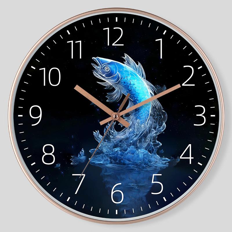 12 cali 30 cm Cichy zegar ścienny, Kreatywny i modny, Nowoczesny zegar domowy, Prosty zegar do salonu