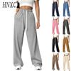 Women's Fashion Casual Solid Color Print Pants & Capris