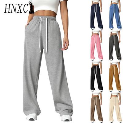 Women's Fashion Casual Solid Color Print Pants & Capris