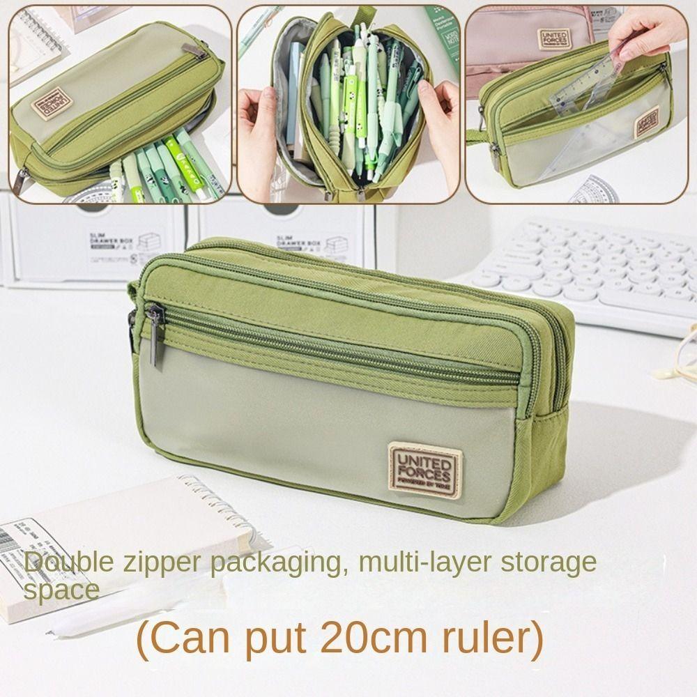 Large Capacity Pen Bag Multifunctional Stationery Organizer Gift Pencil Case Students