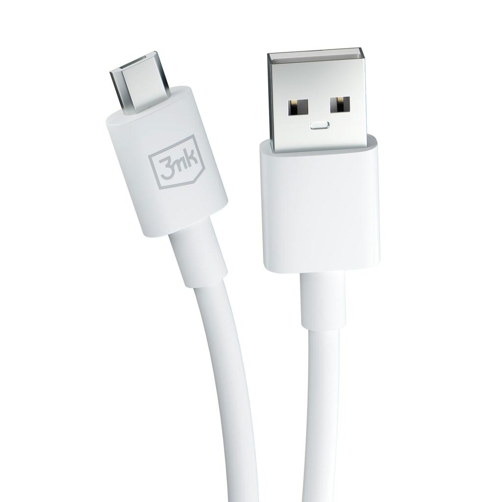 Accessories - 3Mk Hyper Cable A To Micro 1.2M 5V 2,4A White