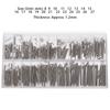 300pcs Complete Set 1.2mm Size Watch Band Spring Alloy Steel Silver Color Watch Link Pin Watch Spring Bar Watch Band Replacement