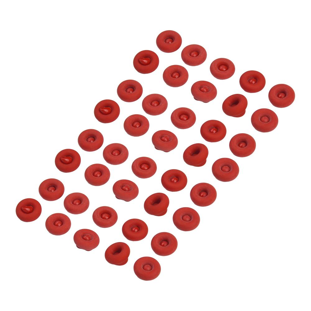 40Pcs Caulk Cap Caulk Tube Latex Sealing Cap Caulk Saver Cover Sealer For Sealing And Preserving Open Caulking Tube Red