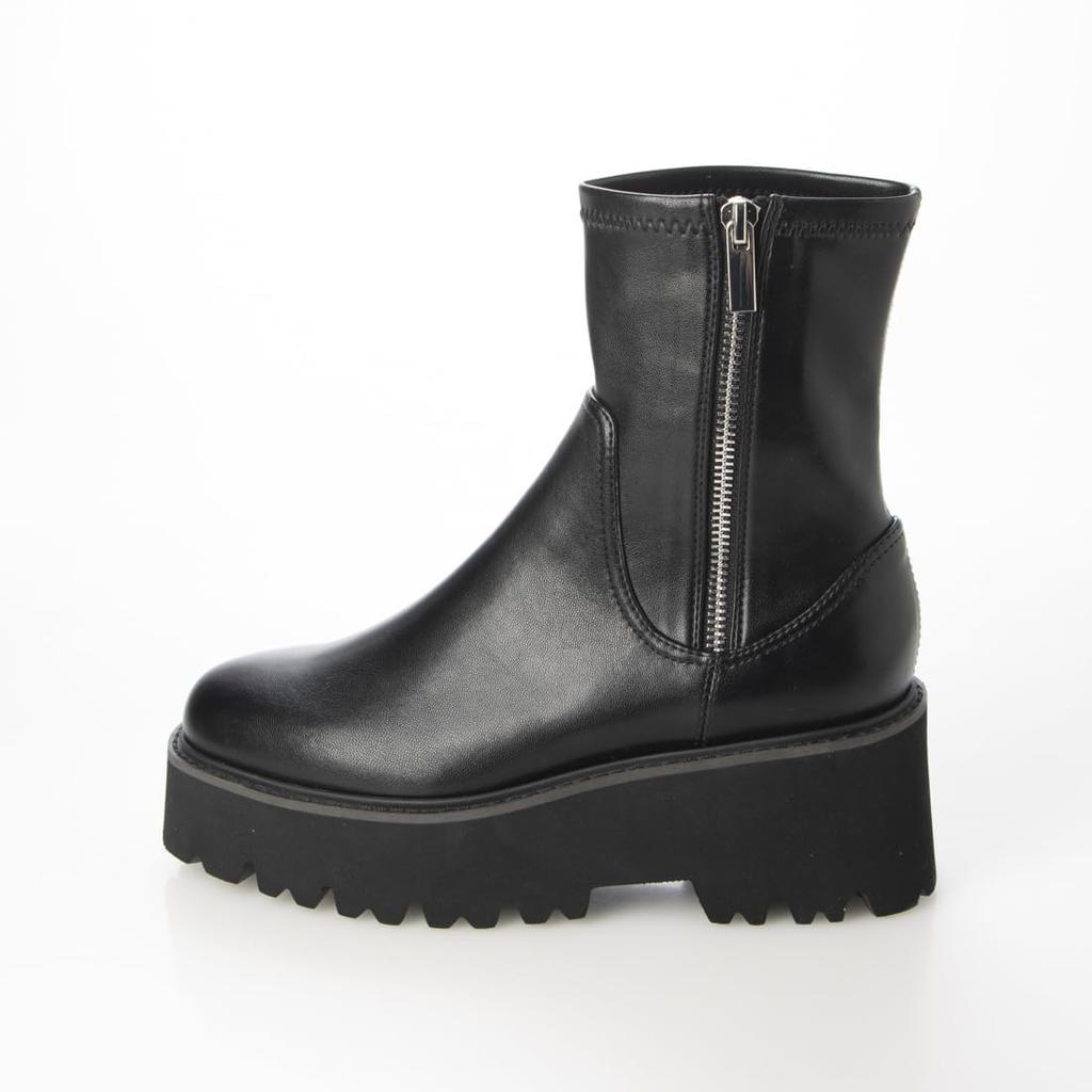 Evol Mode Stiefel, Dicksohlige Stretch-Stiefel mit Seitenreißverschluss