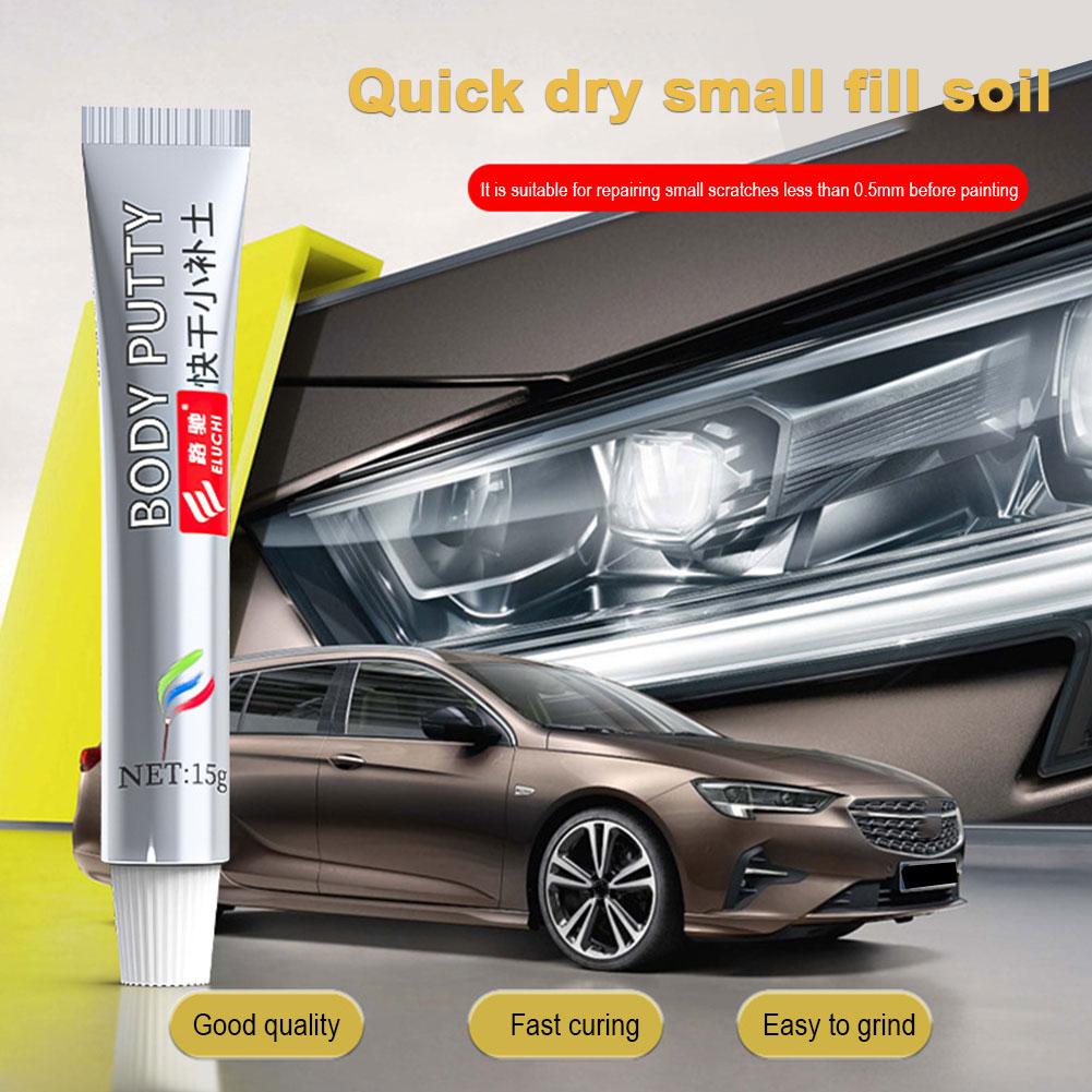 Automotive Scratch Repair Putty Quick-Dry Body Filler Compound Painting Pen for Smooth Touch-Up and Vehicle Paint Care Pre-Paint