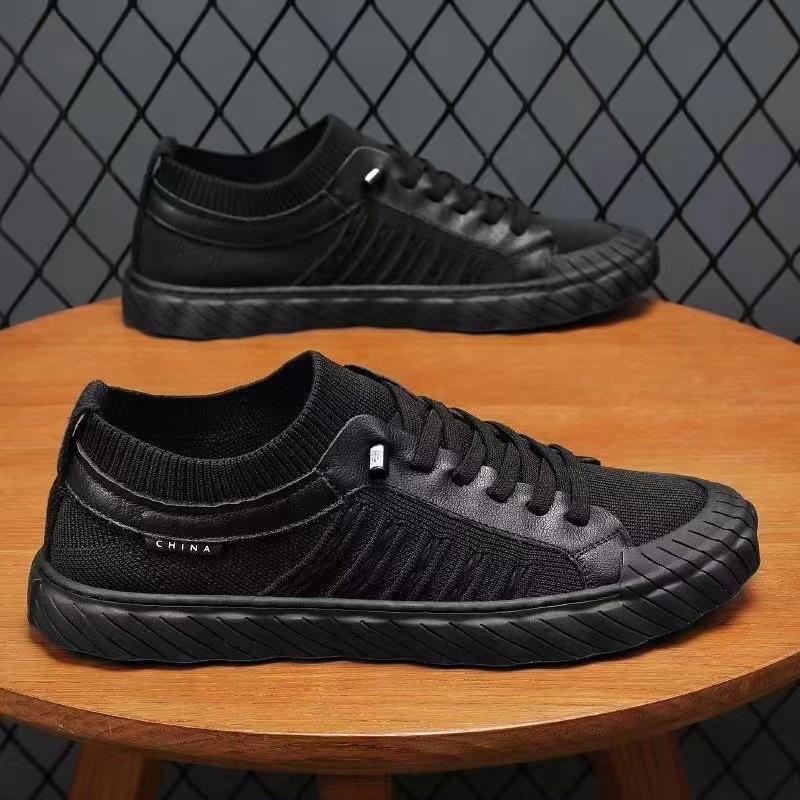 

Non-slip and wear-resistant fashion versatile summer breathable one-pedal work walking shoes men s work casual canvas shoes 44 чорний