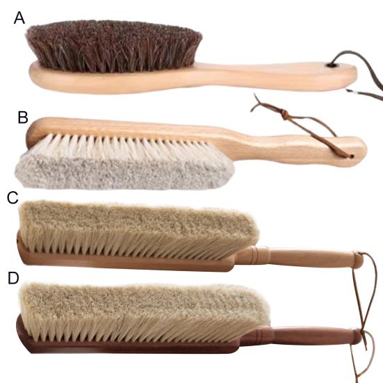 Clothes Brush Manual Lint Remover Handheld Dust Removal Brush with Soft Bristles