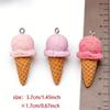 10Pcs 17*37Mm Colorful Resin Ice Cream Cone Charm Pendants For Diy Bracelet Necklace Earrings Jewelry Making Accessories
