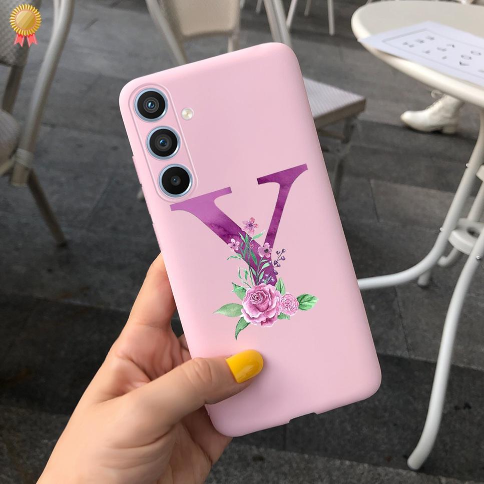 For Samsung Galaxy A54 A 54 5G Case Candy Pink Women Shockproof Soft TPU Silicone Back Cover For Samsung A54 A546V Phone Case