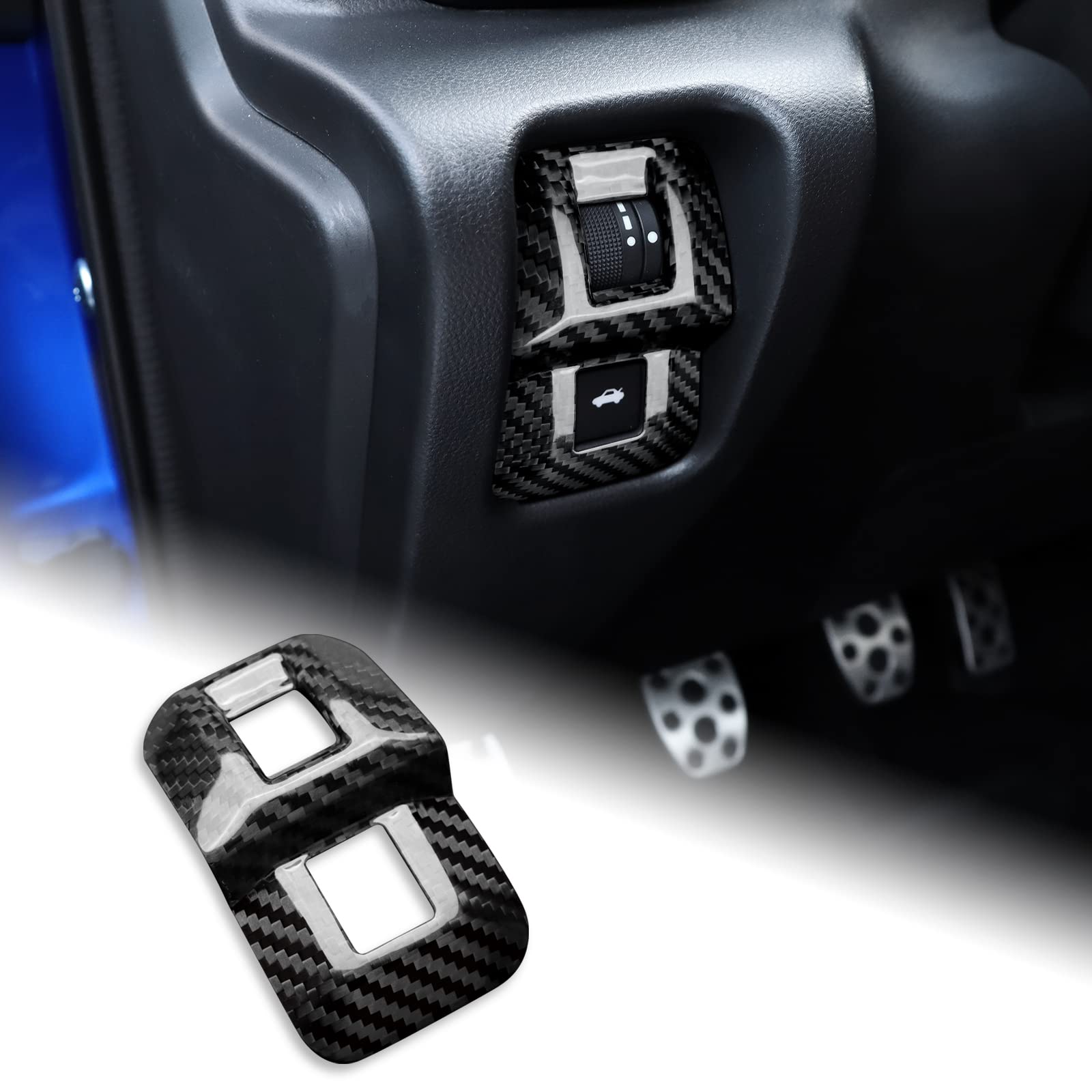 

AIRSPEED Toyota GR86 ZN8 Subaru BRZ ZD8 2021-2025 Аксессуар Настоящее Твердое Углеволокно Наклейка на Кнопку Переключателя Багажника Автомобиля Детали Интерьера Subaru BRZ Toyo