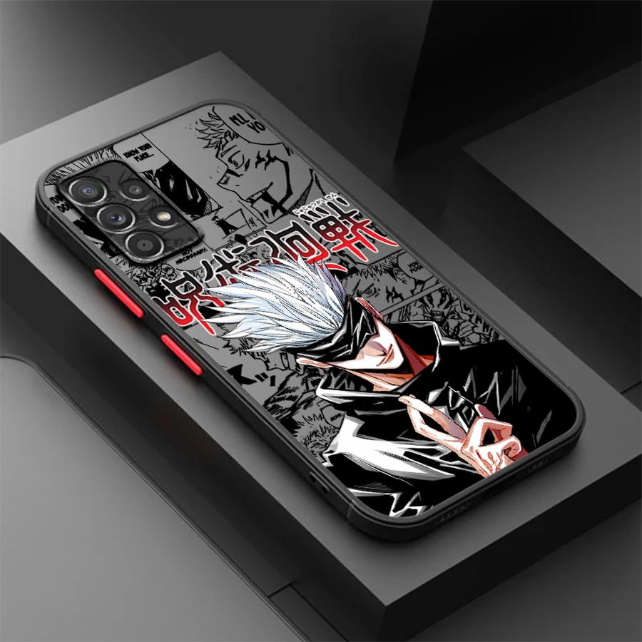 

Case for Samsung Galaxy A17 A52 A73 A33 A14 A23 A53 A52S A72 A34 A36 A54 A56 A55 A35 A16 A15 Phone Cover Anime Jujutsu Kaisen Galaxy A52s 5G