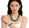 Baroque Pearl Choker, Bracelet & Earrings Set