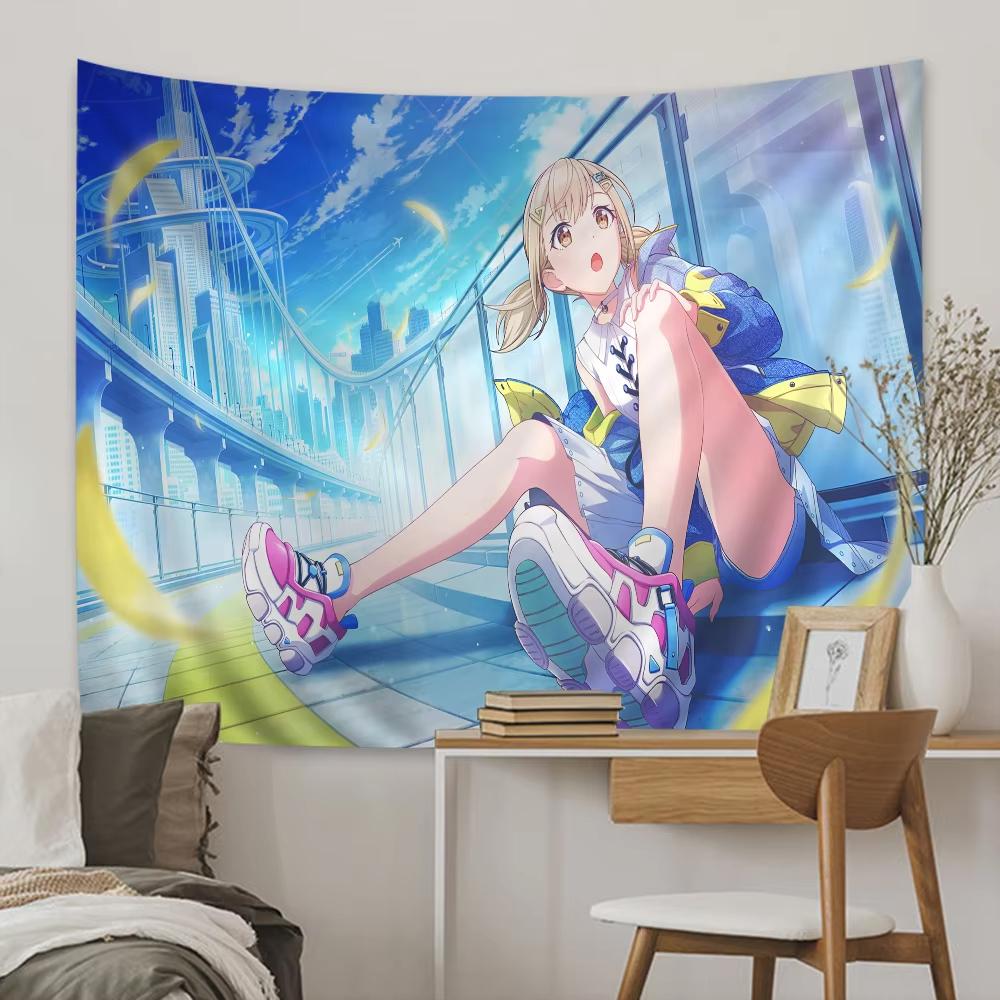 ProjectSekai Tapestry Anime Tapestry Wall Hanging Cloth Home Decor Headboard Aesthetic Room Decor Backdrop Cloth Party Banner
