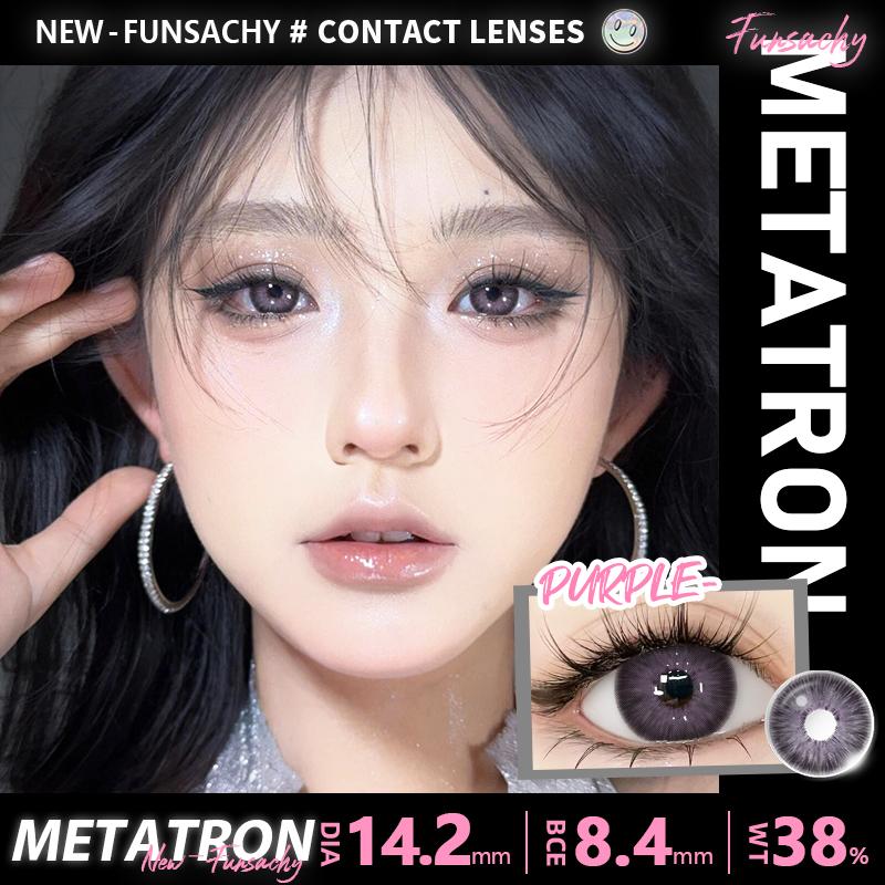 FUNSACHY 1 Paar Schwarze Kontaktlinsen Braune Graue Linse für Augen Blaue Linse Kosmetische Mode Koreanische Softlinsen für Frauen Schönheit Pupille