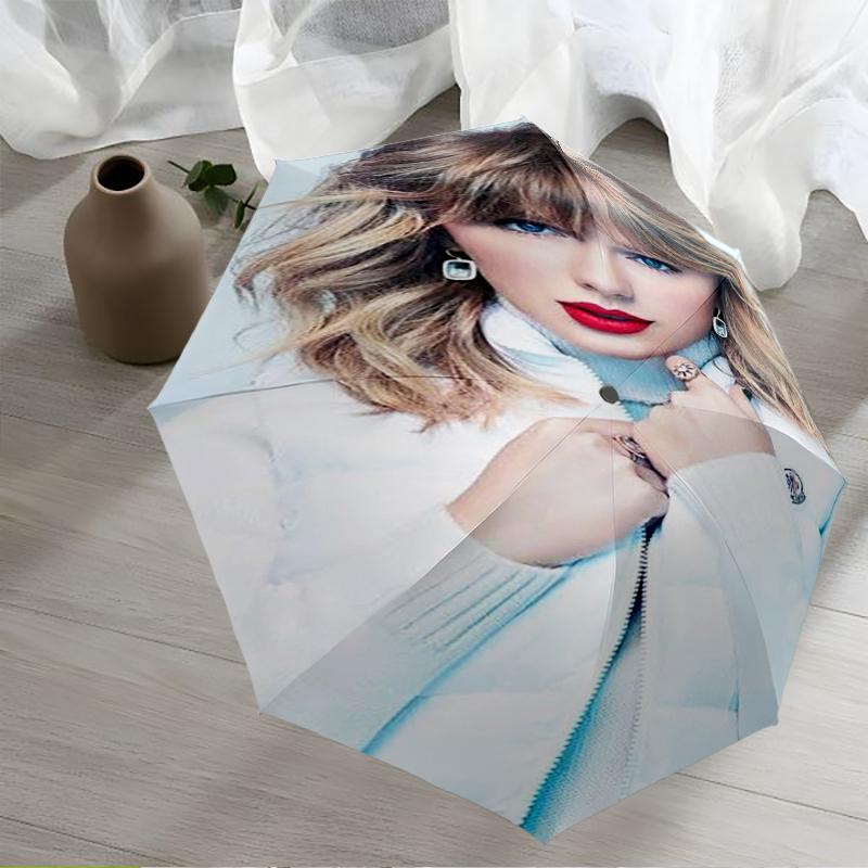 Taylor Theme Automatic Umbrella, Lightweight & Portable, 8 Rib, Perfect for Outdoor Travel, Birthdays, Christmas, Gifts.