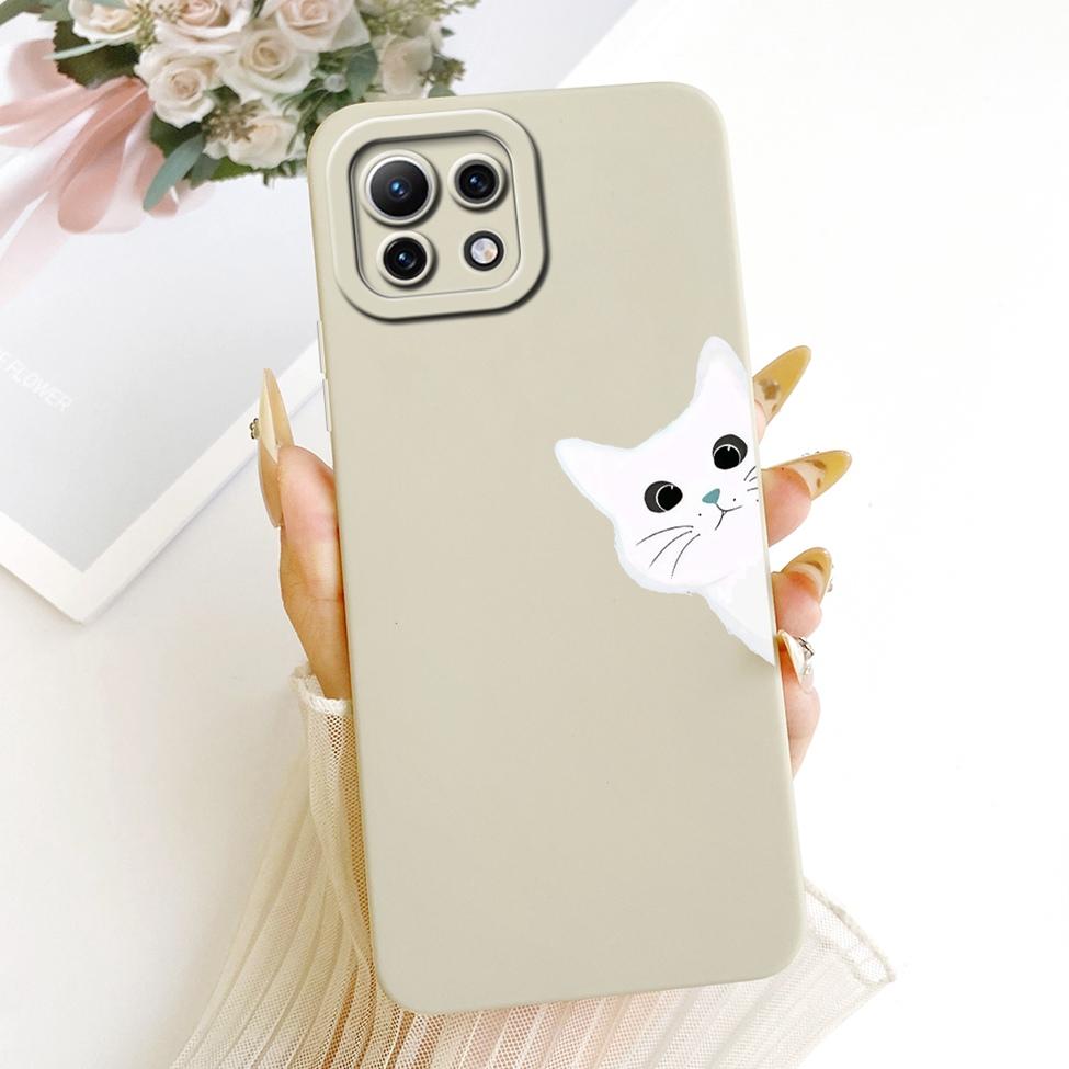 For Xiaomi Mi 11 Lite Casing For Xiaomi Mi 11 Lite 5G Cover Fashion Cartoon Cute Funny Painted Silicone Phone Case