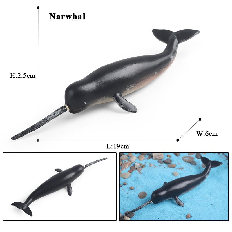 Oenux Ocean Animals Model Coral Jellyfish Ammonite Anemone Sea Scorpion Action Figures Mini Home Decoration Kids Education Toy