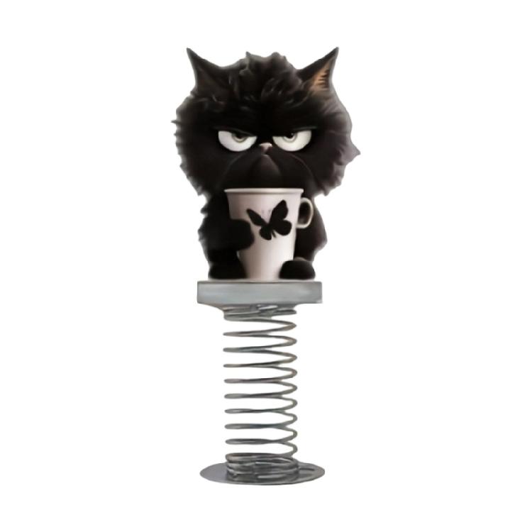 

Head Nodding Cats Acrylic Car Decors Interactive Dashboard Toy Long Service Color Retention Multiple Styles for Men Women